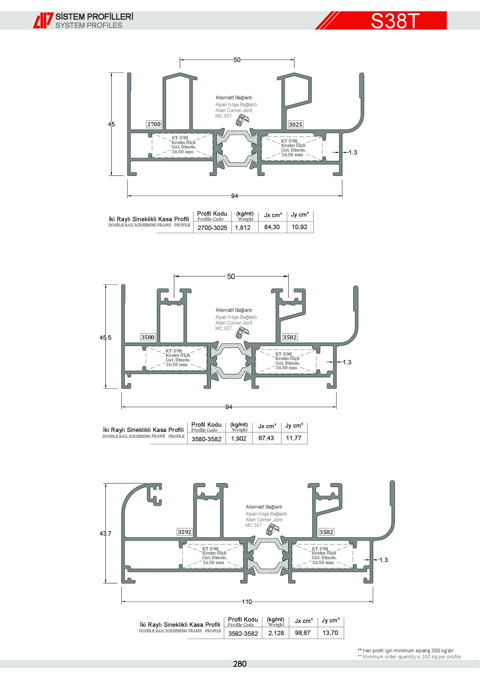 Sürme Yalıtımlı Alüminyum 16